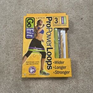 GoFit Pro Power Loops - Yellow and Purple